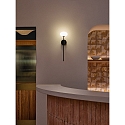 LEDS C4 bath luminaire BLOOM switchable IP44, black