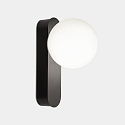 LEDS C4 mirror luminaire PERLINA WALL IP switchable IP44, black 