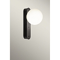 wall luminaire PERLINA WALL USB-C with USB connection, CCT Switch, with touch dimmer IP20, black dimmable
