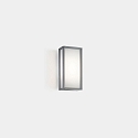 wall and ceiling luminaire SKAT MINI 200MM flat, impact resistant, on/off IP65, grey 