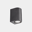 outdoor wall luminaire EKO SINGLE EMISSION GU10 down GU10 IP66, anthracite dimmable