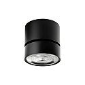 spot KIVA SURFACE 95MM PHASE CUT 3-pole, adjustable, UGR < 19 IP20, black dimmable