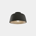 Design Deckenleuchte MISO, IP20, � 28.5 cm, E27, Stahl, schwarz / innen gold