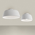 LEDS C4 Design Deckenleuchte MISO, IP20, � 28.5 cm, E27, Stahl, wei� / innen wei�