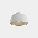 Design Deckenleuchte MISO, IP20, � 28.5 cm, E27, Stahl, wei� / innen gold