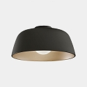 Design Deckenleuchte MISO, IP20, � 43.3 cm, E27, Stahl, schwarz / innen gold