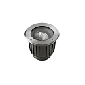 LED Bodeneinbau-Strahler GEA COB, IP65-IP67 IK10, � 12.5cm, dreh- / schwenkbar, Edelstahl AISI 316, 10.5W 2700K 869lm 17�