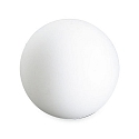 Outdoor Kugelschirm CISNE, � 56cm, IK10, ohne Basis / Pendel, Polyethylen, Seeluft-best�ndig, opalwei�