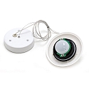 Outdoor LED Pendelleuchte CISNE, IP65, 2/4/6W (multi) 2700/3200/4000K (CCT Switch) 570lm 134�, ohne Schirm, wei�
