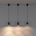 LEDS C4 pendant luminaire IRIS PENJANT switchable IP20, black 