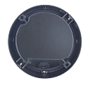 LEDS C4 outdoor wall luminaire ONE round IP54, opal, black