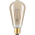 lamp Edison pear shape ST64 GOLD switchable ST64 clear E27 2,5W 180lm 1800K 320� CRI 80-89 