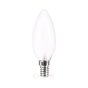 LED Filament Kerzenform C35, E14, 4.5W 2700K 470lm, matt