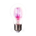 LED filament planting lamp, pear shape A60, E27, 4W PT-Special