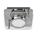 Ceiling luminaire CHROMIA, 1-flame, incl. GU10 5W 2700K 400lm (3-Step-dimmable), chrome / satined