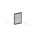 LightMe Mirror clamp luminaire DONNA LED, square, IP44, CCT, incl. GX53 6W 2700K/4000K 500lm, chrome