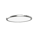 Ceiling luminaire DISK-1, 1-flame, IP44, � 30.2cm, CCT, incl. GX53 24W 2700K/4000K 2000lm, silver leaf