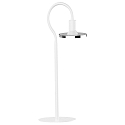 LED Tischleuchte SIMPLESSA, inkl. Diffusorlampe GU10, 5W 2700K 350lm, 3-stufig dimmbar, chrom/wei�