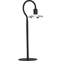 LED Tischleuchte SIMPLESSA, inkl. Diffusorlampe GU10, 5W 2700K 350lm, 3-stufig dimmbar, chrom/schwarz