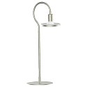 LED Tischleuchte SIMPLESSA, inkl. Diffusorlampe GU10, 5W 2700K 350lm, 3-stufig dimmbar, Nickel/Nickel