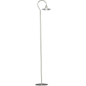 LED Stehleuchte SIMPLESSA, inkl. Diffusorlampe GU10, 8W 2700K 650lm, 3-stufig dimmbar, Nickel/Nickel