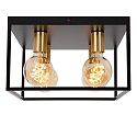 Lucide Deckenleuchte RUBEN, 4xE27, 36 x36 x 22,5cm, schwarz