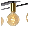 Lucide Pendelleuchte RUBEN, 4xE27, schwarz