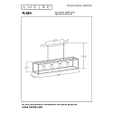 Lucide Pendelleuchte RUBEN, 4xE27, schwarz