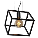 Lucide Pendelleuchte FABIAN, 1xE27, schwarz