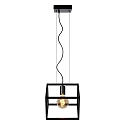 Lucide Pendelleuchte FABIAN, 1xE27, schwarz