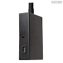 Lucide wall luminaire ALEC with flex arm G9 IP20, black 