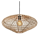 Lucide Pendelleuchte MAGALI, � 56 cm, 1xE27, Holz hell