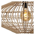 Lucide Pendelleuchte MAGALI, � 56 cm, 1xE27, Holz hell
