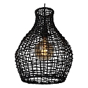 Pendelleuchte ALBAN, � 35 cm, 1xE27, schwarz