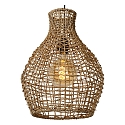 Lucide Pendelleuchte ALBAN, � 35 cm, 1xE27, Holz hell
