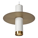 Lucide pendant luminaire SELIN cylindrical GU10 IP44, copper, white dimmable