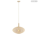 pendant luminaire CORINA E27 IP20, beige dimmable