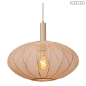 Lucide pendant luminaire CORINA E27 IP20, beige dimmable