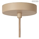 Lucide pendant luminaire CORINA E27 IP20, beige dimmable