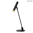 Lucide table lamp ALEC swivelling, rotatable G9 IP20, black dimmable