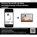 Schreibtischleuchte CURF, 1xE27, schwarz