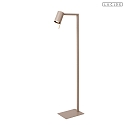 floor lamp LESLEY swivelling GU10 IP20, taupe 
