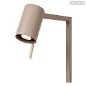 Lucide floor lamp LESLEY swivelling GU10 IP20, taupe 