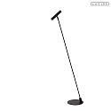 floor lamp ALEC swivelling, rotatable G9 IP20, black 