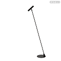 Lucide floor lamp ALEC swivelling, rotatable G9 IP20, black 