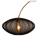 Lucide floor lamp CORINA E27 IP20, brass, black 