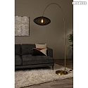 Lucide floor lamp CORINA E27 IP20, brass, black 