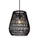 outdoor pendant luminaire NERIDA E27 IP44, black 