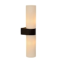 Wandleuchte JESSE Badezimmerleuchte, 2xG9, IP44, schwarz