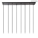 Lucide pendant luminaire CHAYANNE 8 flames E14 IP20, brass, black 